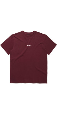 2023 Mystic T-shirt Ttica Para Homem 35105.24004 - Red Wine